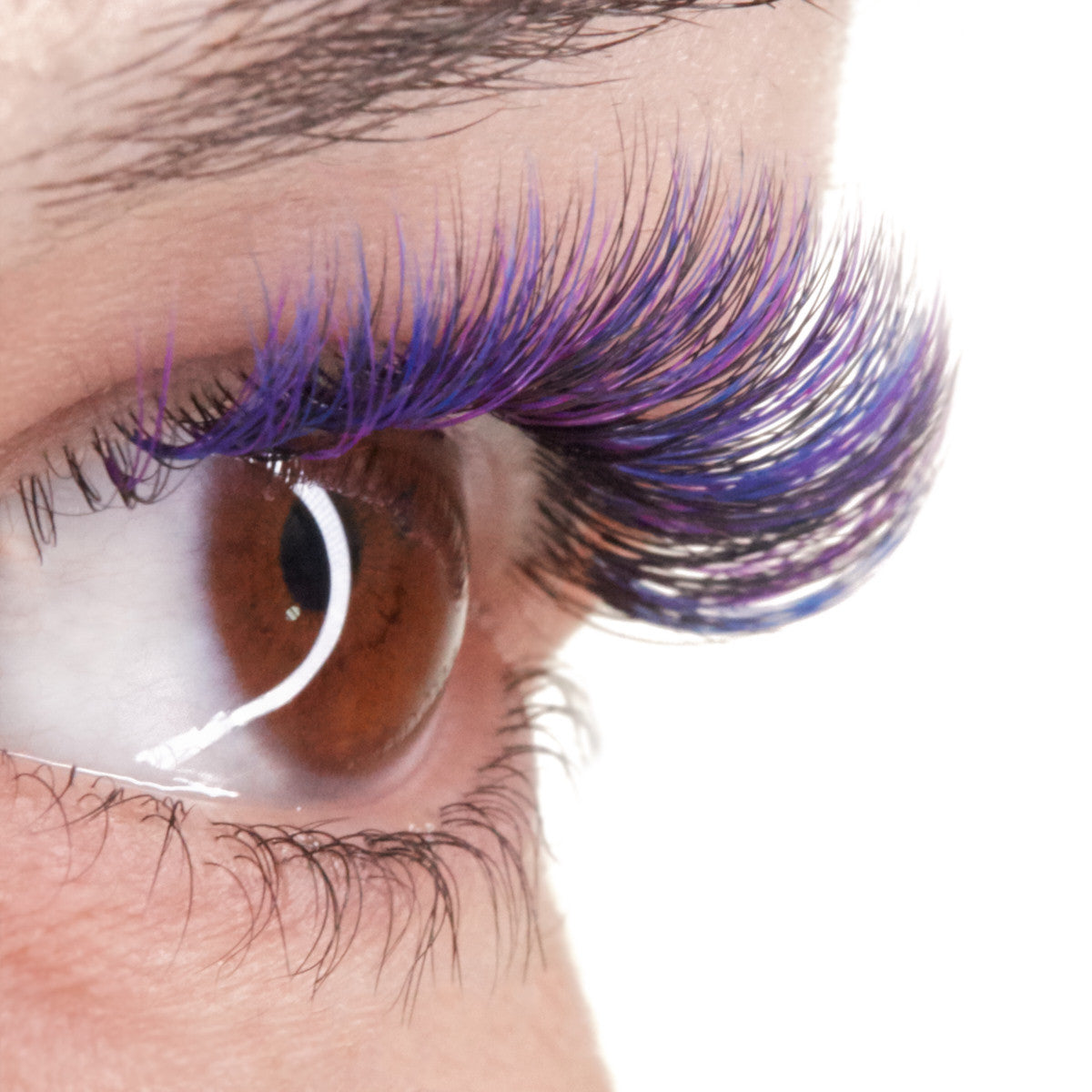 Coloured Eyelash Extensions