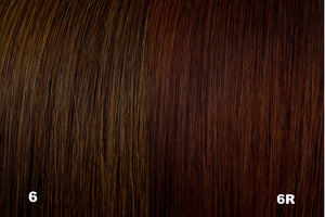 Halo Hair Extension: Light Brown Red Tone #6R