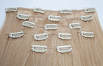 Clip In Extensions: Light Brown #6
