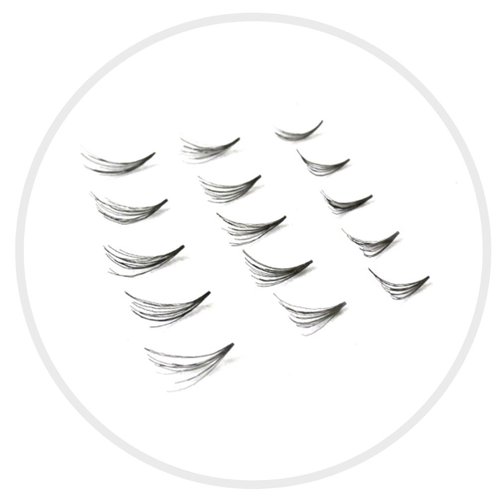 Synthetic Mink Bulk Lash (2-Lash Fan): D Curl