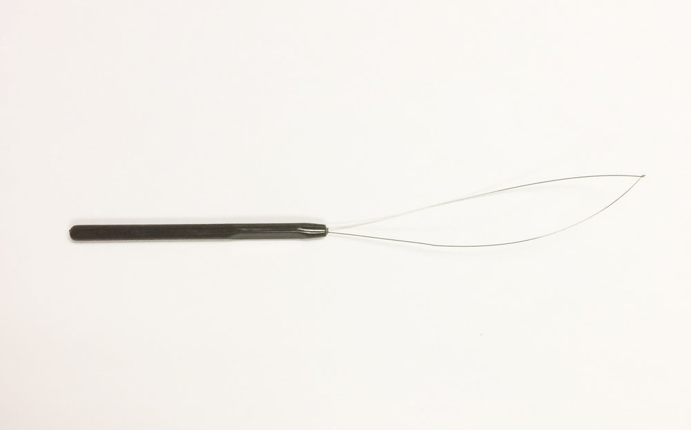 Hair Extension Threader Loop Tool - Plastic Handle